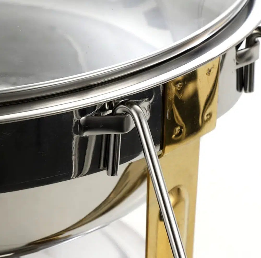 5L Luxury Stainless Steel Gold Buffet Chafing Dish