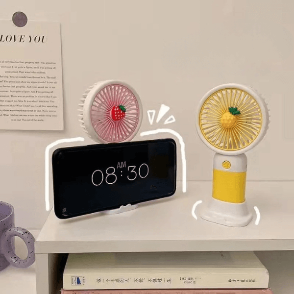 Cute Fruit Mini Handheld Fan
